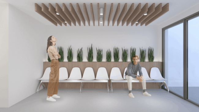 Clínica dental en Burjassot - sala de espera