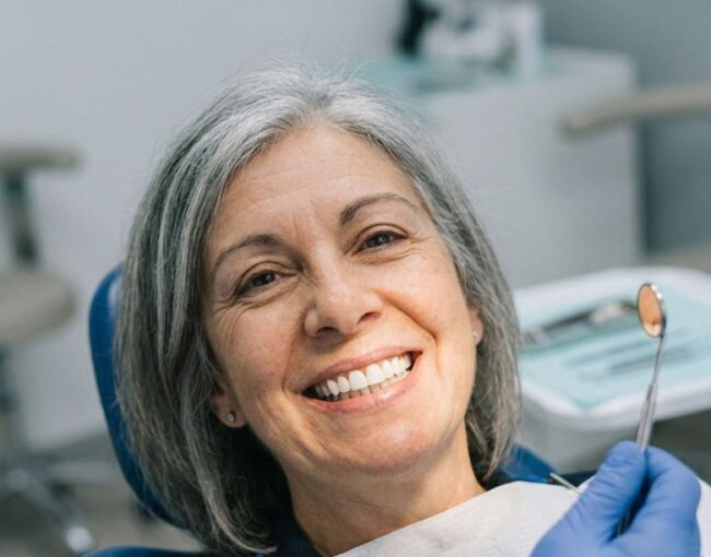 Implante dental inmediato en Burjassot - Anciana